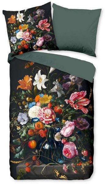 JACK Bettwäsche 135x200 cm, Baroque Bloom, Renforcé, 2 teilig, wunderschönes Blumendesign