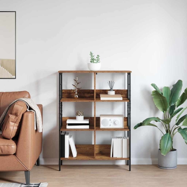 vidaXL Bücherregal Altholz 82 x 32 x 112 cm Holzwerkstoff 883992 Bild 3