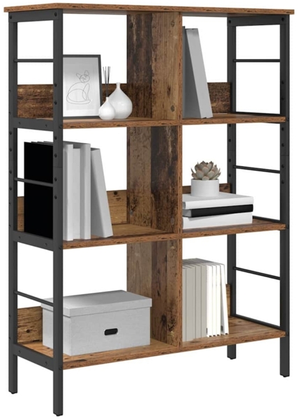 vidaXL Bücherregal Altholz 82 x 32 x 112 cm Holzwerkstoff 883992 Bild 2