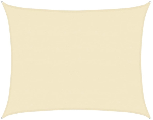 vidaXL Sonnensegel 160 g/m² Creme 6x7 m HDPE 311194