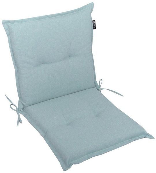 LILENO HOME Polsterauflage Gartenstuhl Niedriglehner Auflage, bequeme Sitzauflage für Gartenmöbel, (1 St, 1er Set), Polsterauflage Aqua, Sitzpolster für Klappstühle