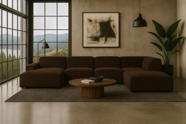 Kaiser Möbel Ecksofa Ecksofa Cursal V – großes modulares Design für Stil und Komfort, Einzelsofa