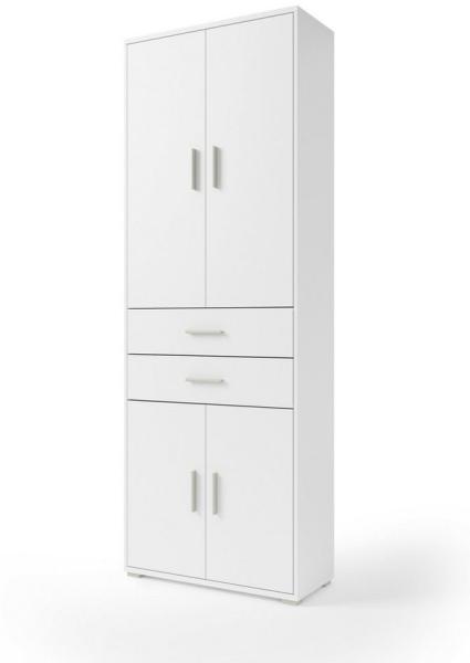 Aktenschrank >Clermont< (BxHxT: 79,1x221,2x35 cm) in weiß