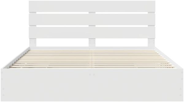 vidaXL Bettrahmen mit Schubladen Weiß 200 x 200 cm Ingenieurs Holz 3411808 Bild 8