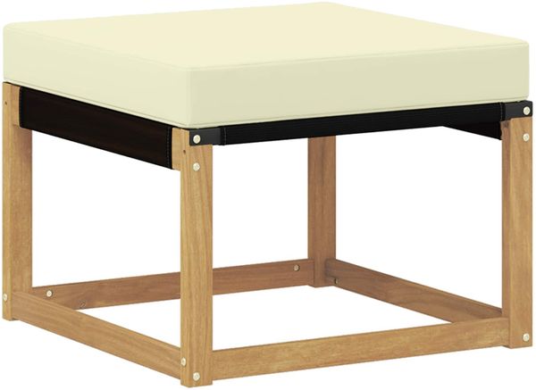 vidaXL Outdoor-Sofagarnitur mit Kissen 5 pcs Weiß und Creme 3389384 Bild 6
