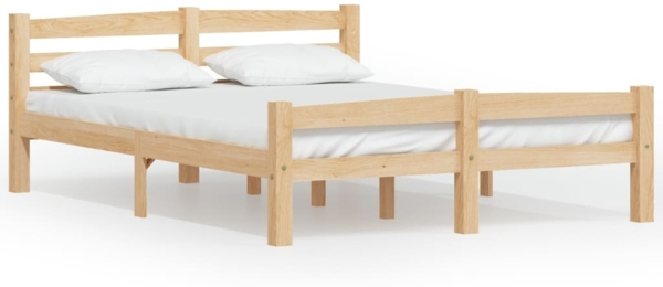 vidaXL Massivholzbett Kiefer 140x200 cm [322064]