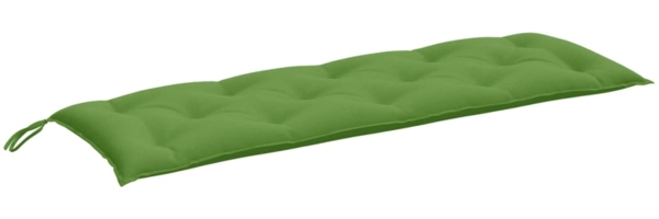 vidaXL Gartenbank-Auflage Melange Grün 150x50x7 cm Stoff 4002558