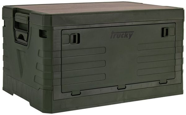 Trucky Faltbox Storage Box 45 L Camping Klappbox Klappkiste 53 x 36 x 29 cm Grün