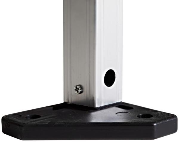 3x6 m Faltpavillon, ECONOMY Alu 32mm, Seitenteile mit Panoramafenstern, schwarz Bild 7