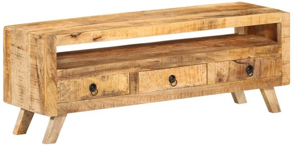 TV-Schrank 110 x 30 x 40 cm Massivholz Mango [337064]