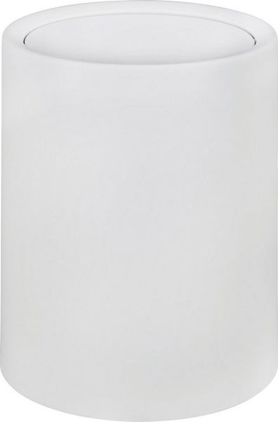 Wenko 'Atri' Schwingdeckeleimer mit Deckel aus hochwertigem Kunststoff und Inneneimer, 6 Liter, (B/T x H): Ø 21x25,5 cm, Weiß Bild 3