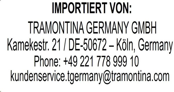 Tramontina Pizzamesser 21 cm Edelstahl mit Holzgriff Bild 3