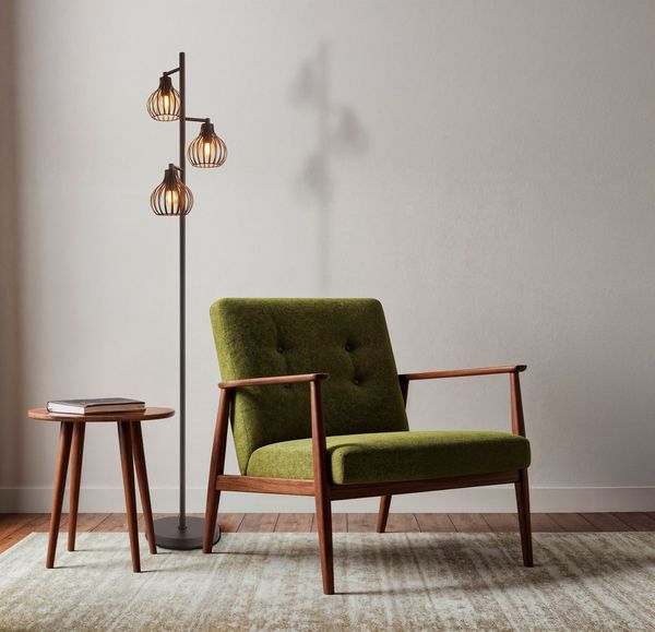 NOWA Stehlampe MATEO, ohne Leuchtmittel, Stehlampe Wohnzimmer Schlafzimmer Flur Design-Leuchte