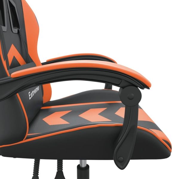vidaXL Gaming-Stuhl Drehbar Schwarz und Orange Kunstleder, Drehbar [349597] Bild 9