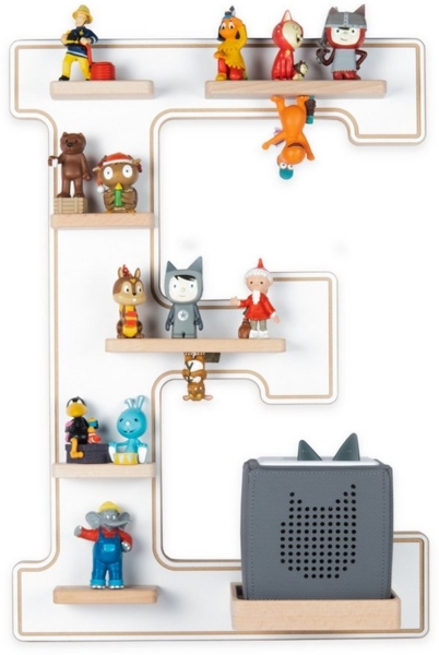 VCM Wandregal BOARTI Buchstabe 921056 Weiß H. 54 x B. 38 x T. 19 cm