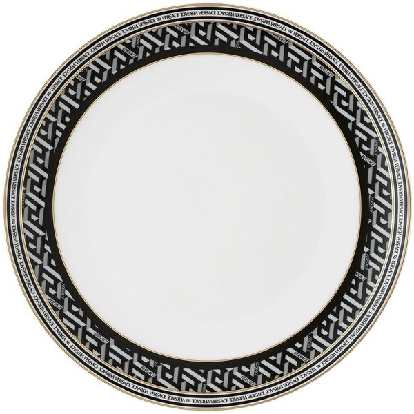 Rosenthal Versace La Greca Signature Black Speiseteller 28 cm