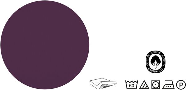 Castell Jersey-Stretch-Spannbetttuch, Violett, 1x 180x200 cm - 200x200 cm, 180x200 cm Bild 4