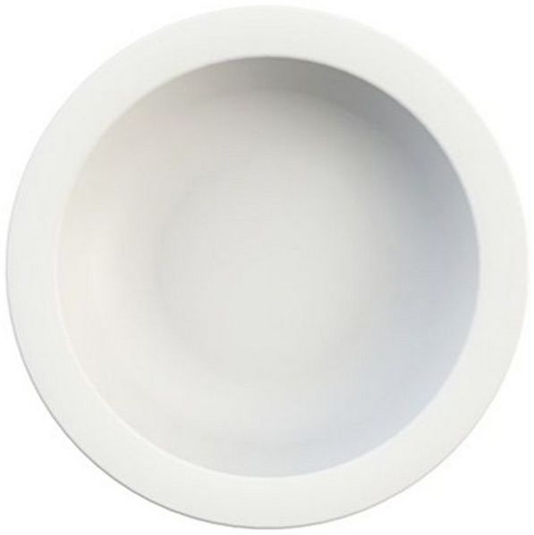 Teller 21,5 cm tief weiß aus Kunststoff