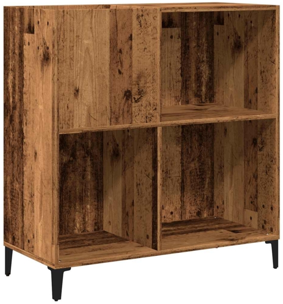 vidaXL Plattenschrank Altholz-Optik 84,5x38x89 cm Holzwerkstoff 857173