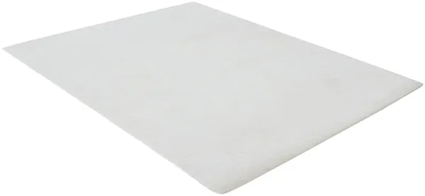 Vente-unique - BUNNY Teppich Stoff Weiß - B 160 cm x H 3,5 cm x L 230 cm