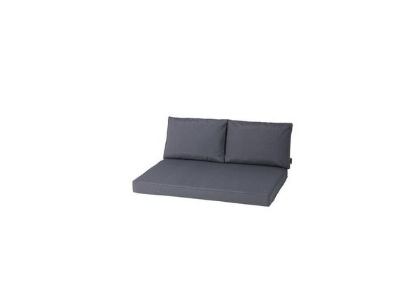Rückenkissen "Havana" 60x43cm grau Auflage Gartenstuhl