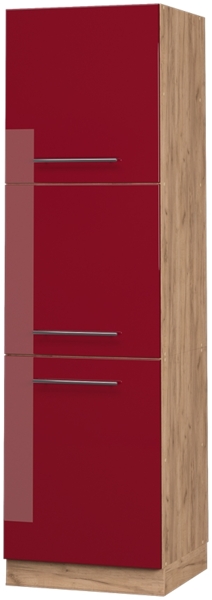 Herdumbauschrank Fame-Line Bordeaux Hochglanz 60 cm Vicco