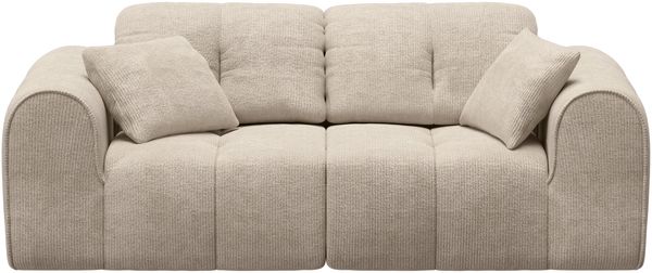 skølm 'Vanaheim' Sofa 2-tlg, 2er Sitz mit 2 Kissen, beige