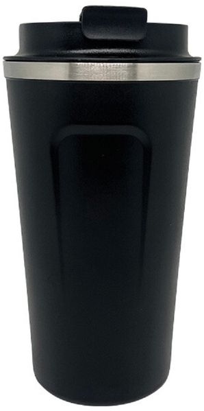 MICHELINO Edelstahl Kaffeebecher 500ml Serie Marie Schwarz