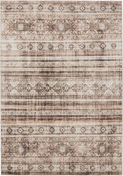 benuta Teppich George, rechteckig, Höhe: 5 mm, Vintage-Look, Kurzflor, Teppich Wohnzimmer, Schlafzimmer, Waschbar