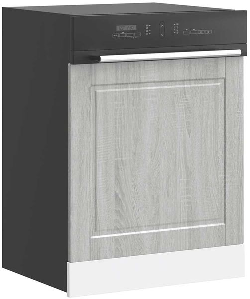 vidaXL Geschirrspülerblende Porto Grau Sonoma 60x1,5x57 cm 854143