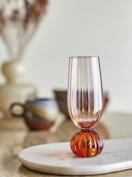 Bloomingville - Taurin Champagne Glass - Rose