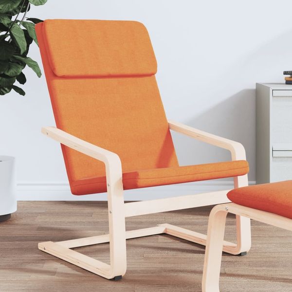 vidaXL Relaxsessel Dunkelgelb Stoff 351059