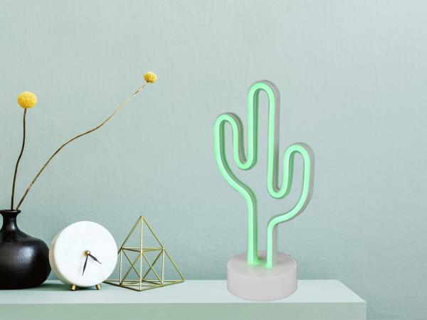 R55220101 Tischleuchte CACTUS weiß 1W LED, Höhe ca. 29 cm