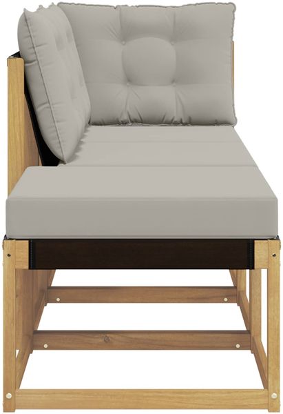vidaXL Sectional Sofa Einheiten mit Kissen 3 Stück Weiß 901630 Bild 7