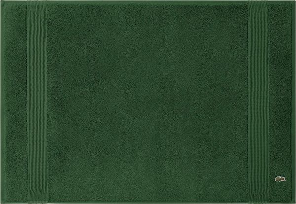 LACOSTE Badematte - LLECROCO, Badvorleger, Bio-Baumwolle Grün 50x70 cm