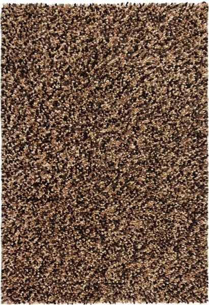 KADIMA DESIGN Wollteppich Unifarben Schlafzimmer Wollteppich Hochflor Teppich 200x290, Rechteckig, Höhe: 28 mm, Braun, 100% Wolle, Hochflor (Chunky Shaggy), Flordichte 4 500 g/m²