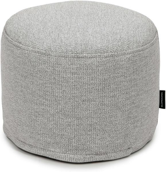 Sitzsack ‘Mini‘, Bezugstoff - Dunes, 100% Olefin, White Grey, 30x40x40 cm cm.