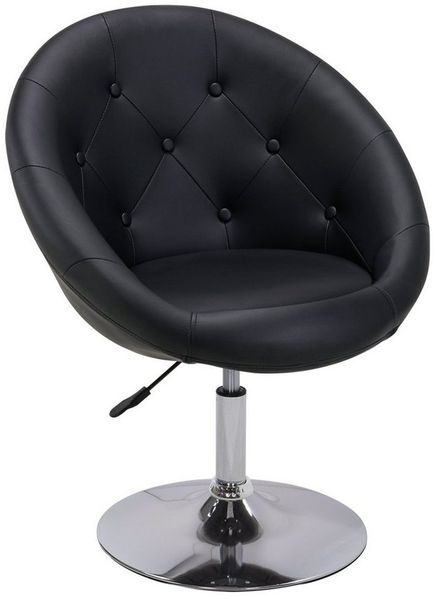 Duhome Loungesessel 509A, Cocktailsessel Clubsessel Schminktischstuhl Drehstuhl Höhenverstellbar