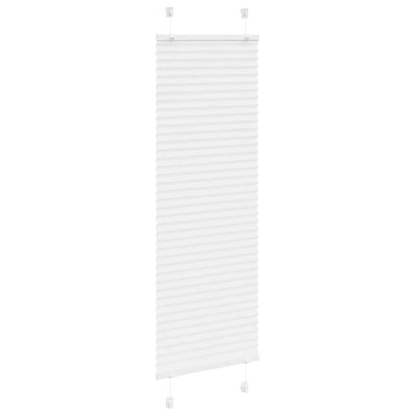vidaXL Plissee Weiß 45x100 cm Stoffbreite 44,4 cm Polyester 4015472 Bild 3
