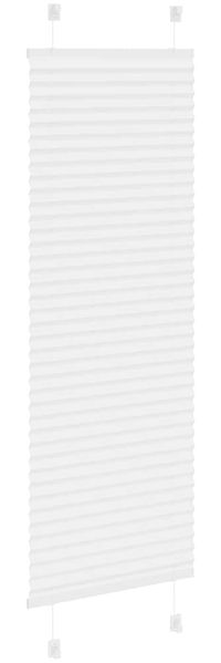 vidaXL Plissee Weiß 45x100 cm Stoffbreite 44,4 cm Polyester 4015472 Bild 4