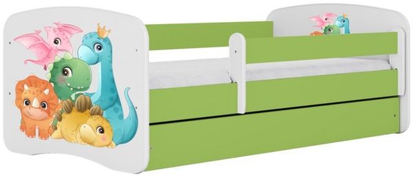 Raumhirsch Furniture Kinderbett 70x140, 80x160, 80x180 cm - Komplettset mit Matratze & Schublade (Bett für Mädchen, Einzelbett Kinder 2–12, mit Rausfallschutz & Lattenrost), verschiedene Farben & Designs