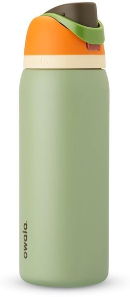 Owala FreeSip Isolierte Edelstahl Trinkflasche mit Strohhalm, 945 ml – BPA-frei, optimal für Sport, Fitness, Outdoor und Reisen, Camo Cool