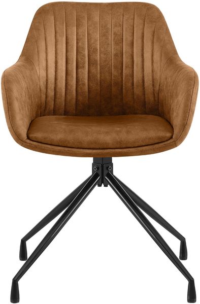 CLP 'Welby' Esszimmerstuhl, drehbar, bis zu 150 kg belastbar, 48 cm Sitzhöhe, Hellbraun Bild 2