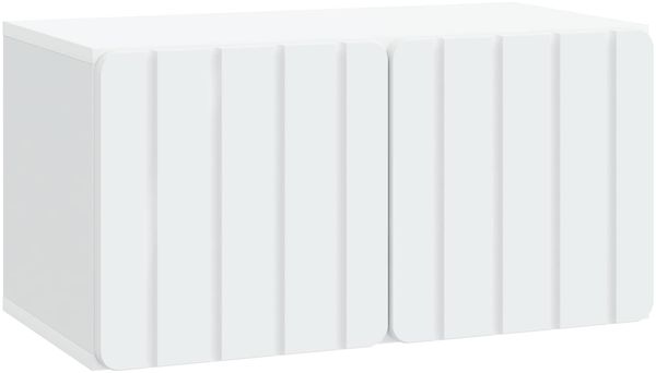 vidaXL Wandmontierter TV-Schrank Weiß 59,5 x 31 x 30 cm Holzwerkstoff 898365