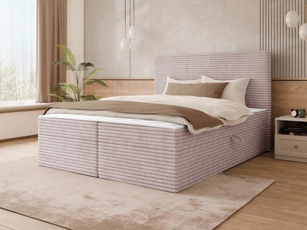 Boxspringbett Wokio (Farbe: Ambience 15, Größe: 140 x 200)