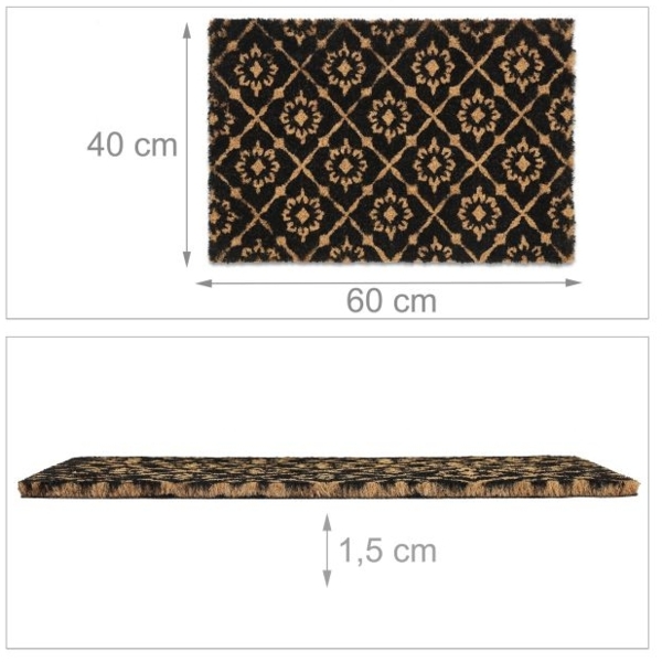 Kokos Fußmatte mit Ornamenten 10039011 Bild 4