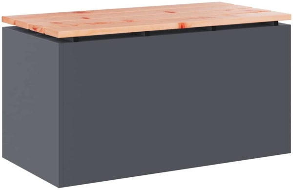 vidaXL Gartenbank Anthrazit 80 x 40 x 43 cm 874900