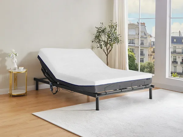 Relaxbett elektrisch - Matratzen mit Memory Schaum - JIMBARAN II von DREAMEA - mit OKIN-Motor - 140x200 cm