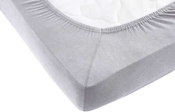 Hometex Premium Textiles Spannbettlaken Exclusive Split Topper-Spannbettlaken, Jersey, Gummizug: rundum, 100% Baumwolle Premium Qualität 160 g/m² Bild 3