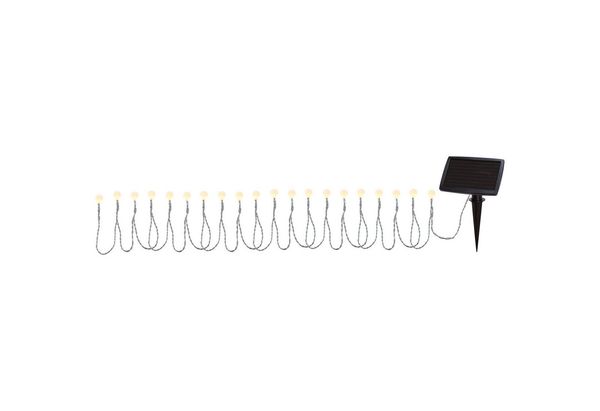 Best Season LED-Solarlichterkette, Balls, 20-teilig